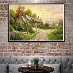 House near the River painting