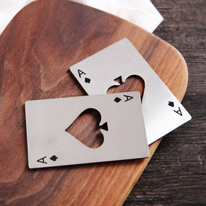Poker Ace of Spades Beer Opener