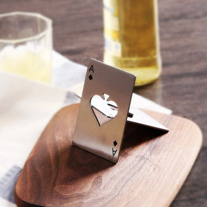 Poker Ace of Spades Beer Opener