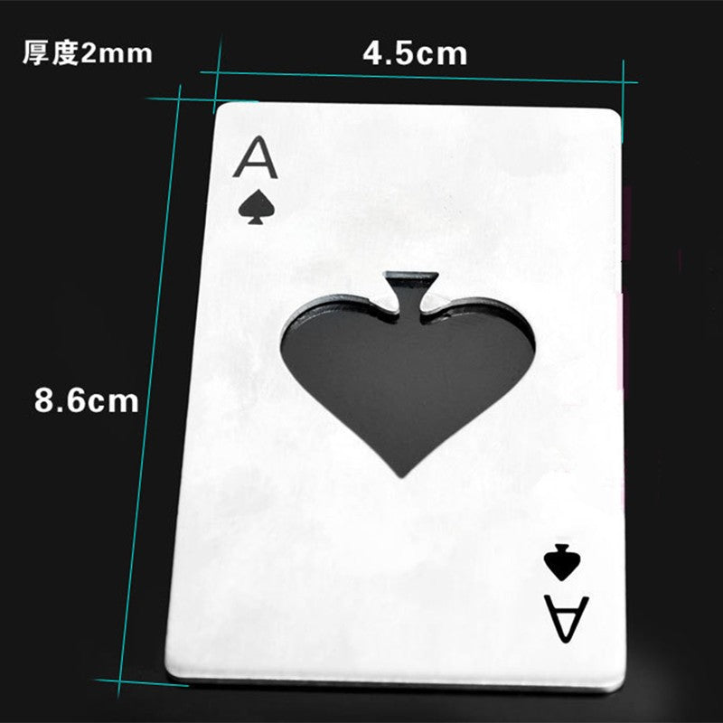 Poker Ace of Spades Beer Opener