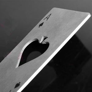 Poker Ace of Spades Beer Opener
