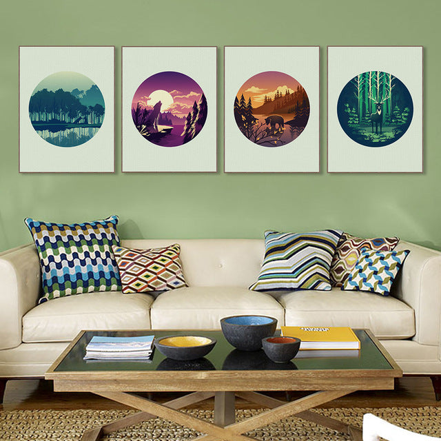 Abstract Wild Painting