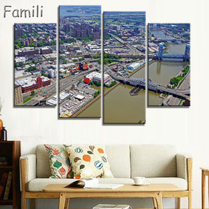 4 Panel Manhattan